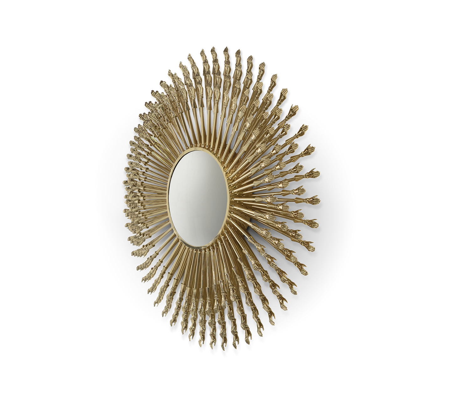 PURE COPPER GODDESS MIRROR HIGH-END VILLA DECORATION