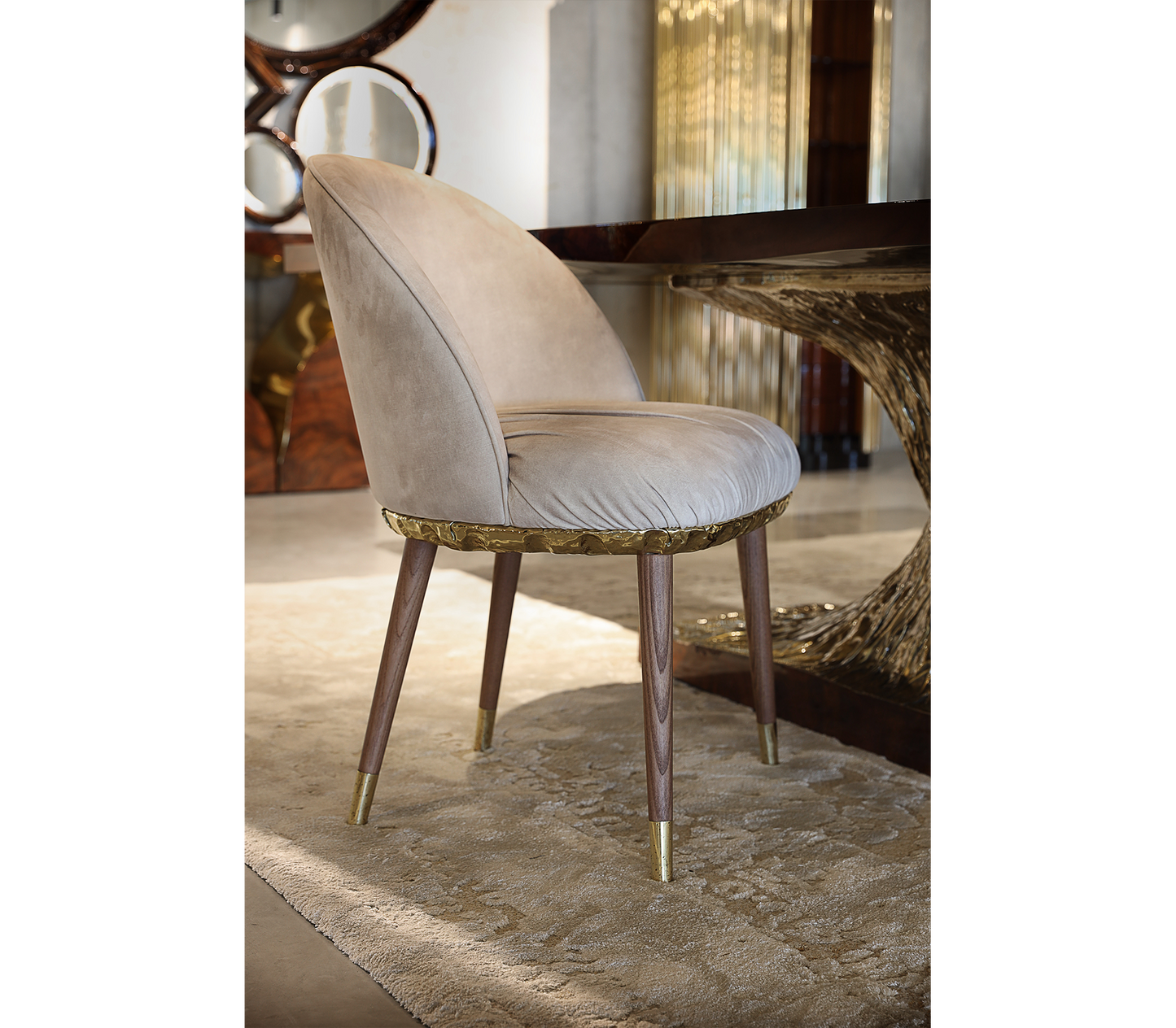 imperfectio pure copper Comfortable dining chair
