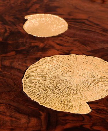 METAMORPHOSIS PURE COPPER A LARGE ONE FOR SIX PEOPLE DINING TABLE