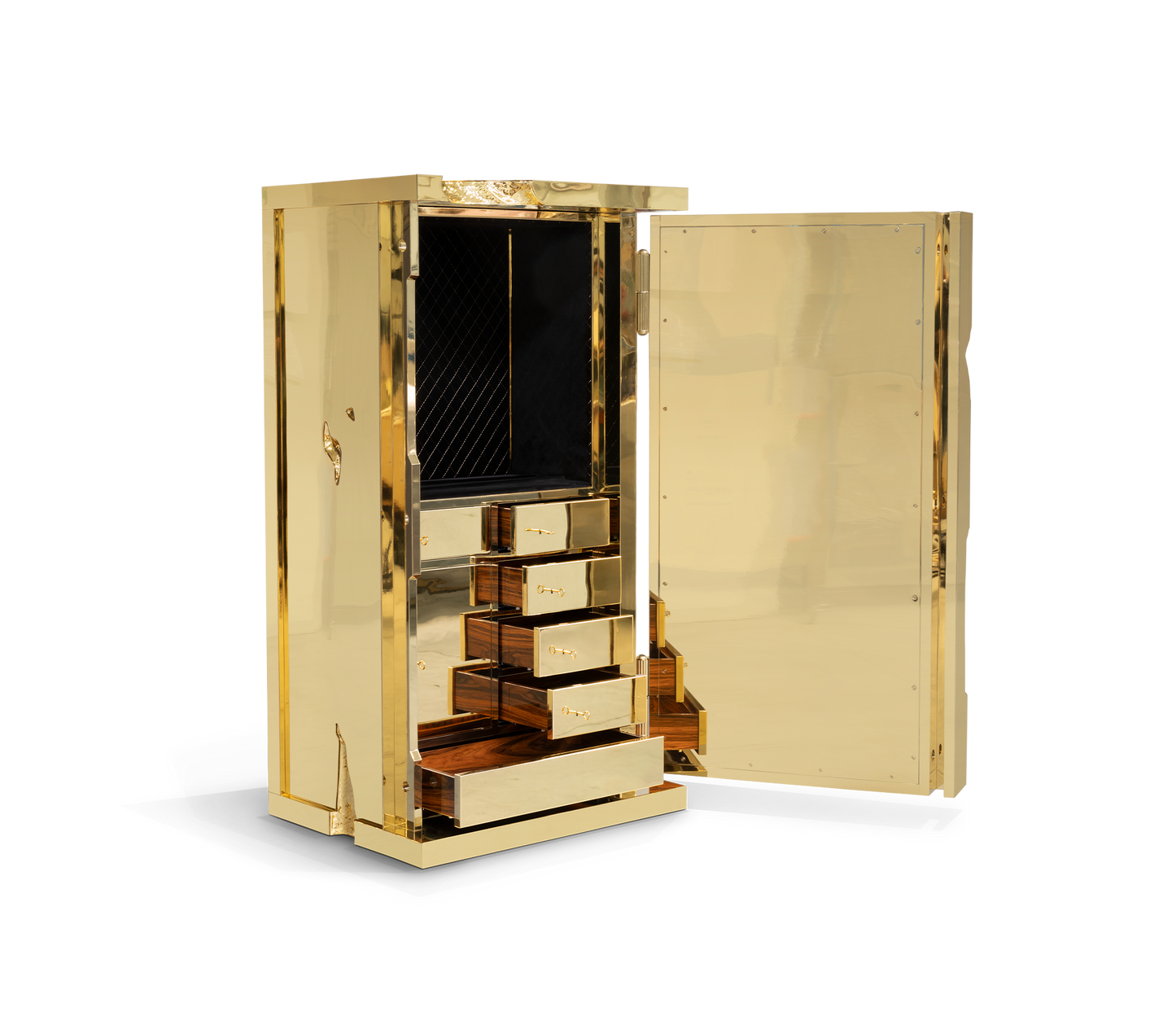 millionaire gold luxury safe