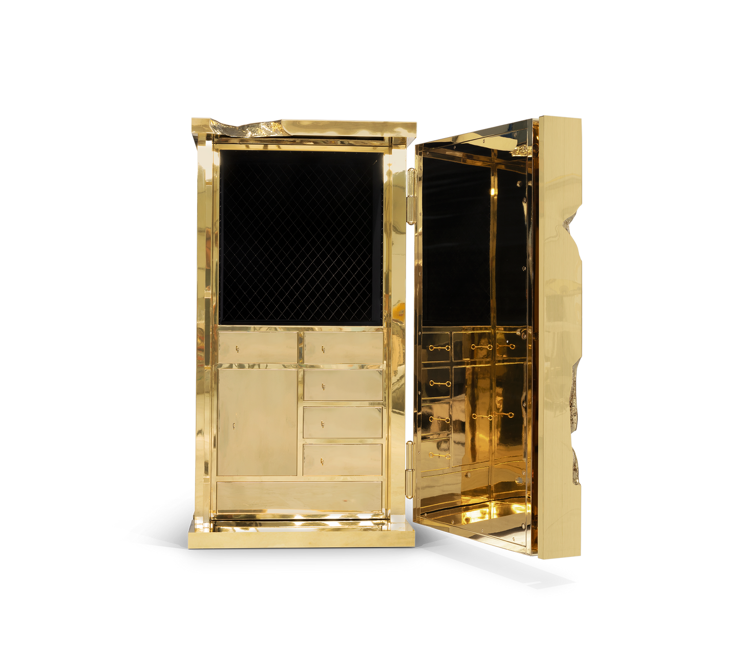 millionaire gold luxury safe