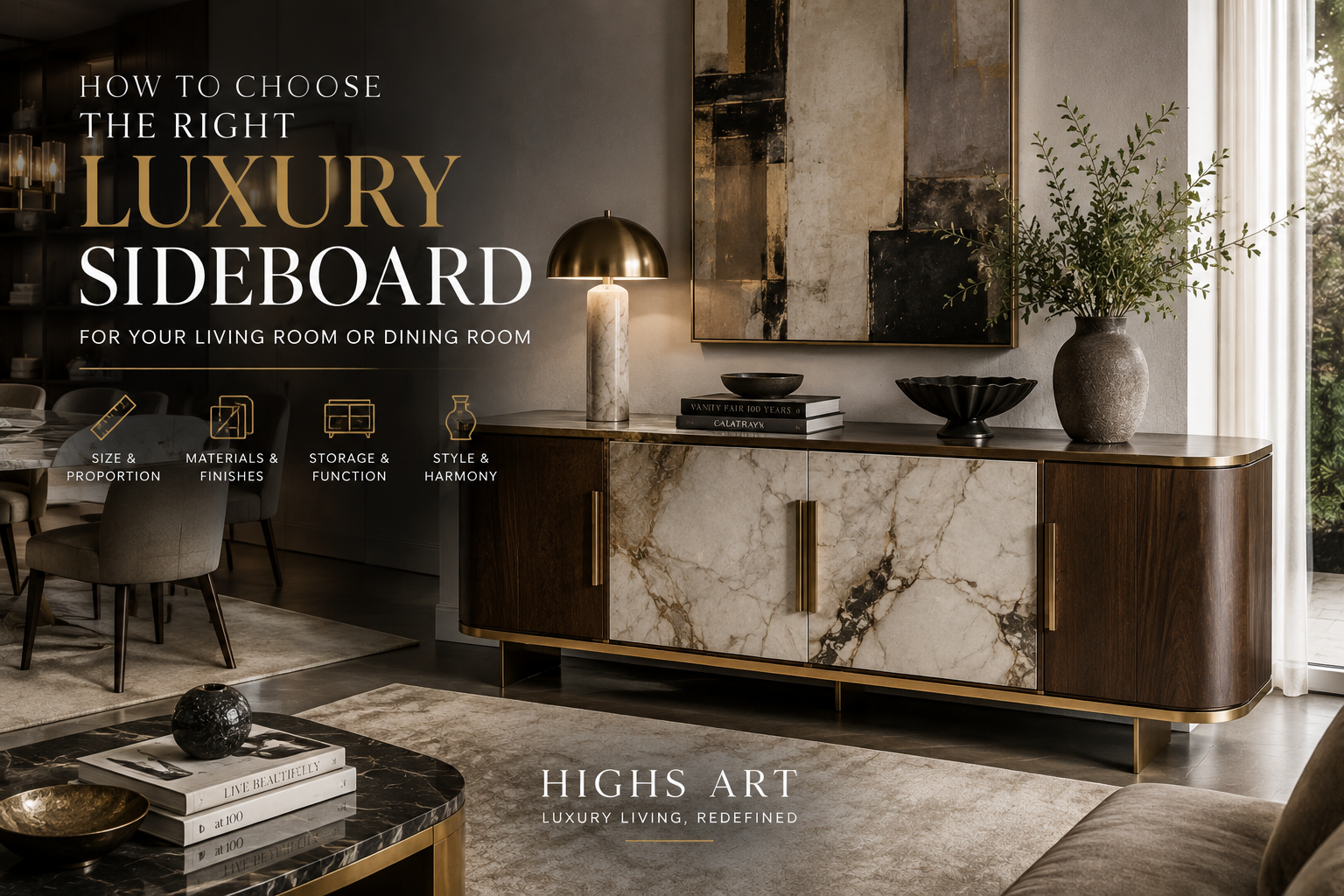 Luxury Sideboard for Your Living Room or Dining Room
