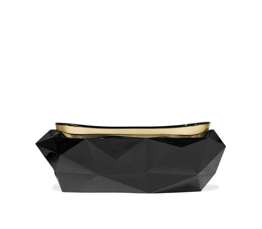 DIAMOND BLACK GOLD BATHTUB