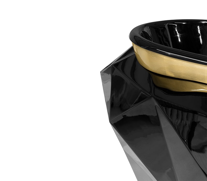 DIAMOND BLACK GOLD BATHTUB