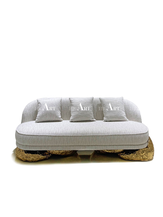ANGRA PURE COPPER ARMCHAIR UNIQUE SOFA OF VILLA