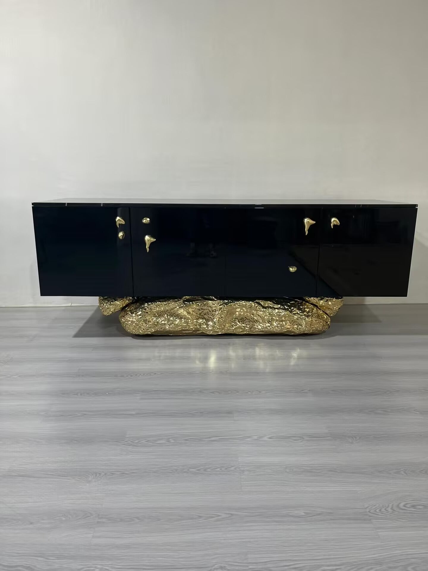 Angra Italian Luxury Solid Wood Marble Decorative Sideboard