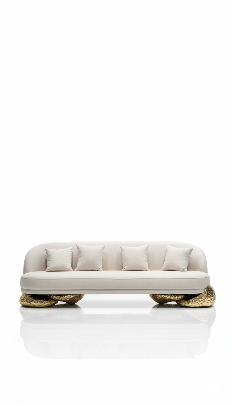 ANGRA PURE COPPER ARMCHAIR UNIQUE SOFA OF VILLA