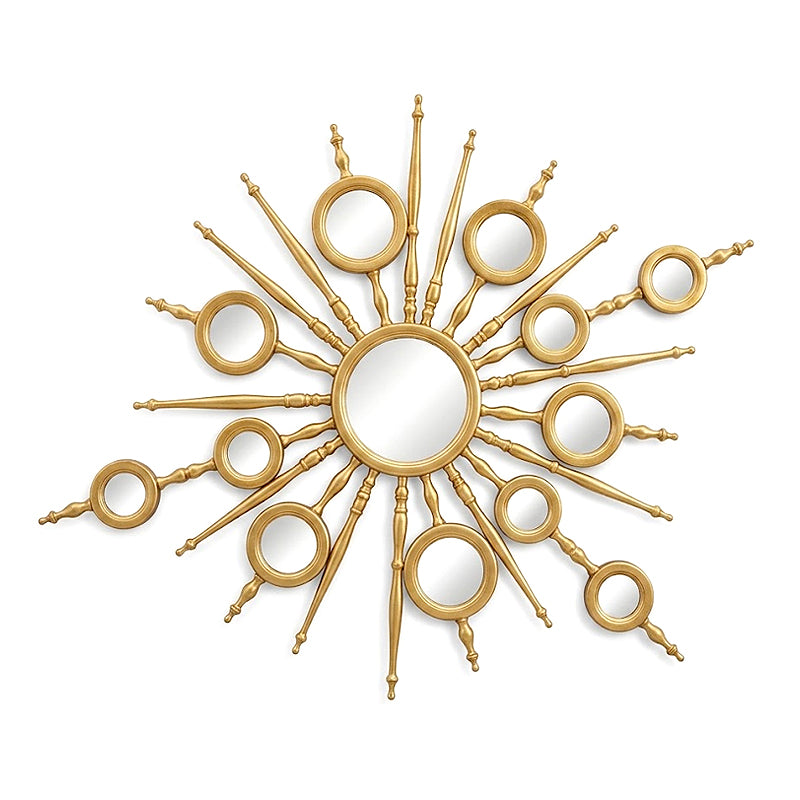 Apollo Unique Designer Minimalist Art Metal Customize Decorative Mirror