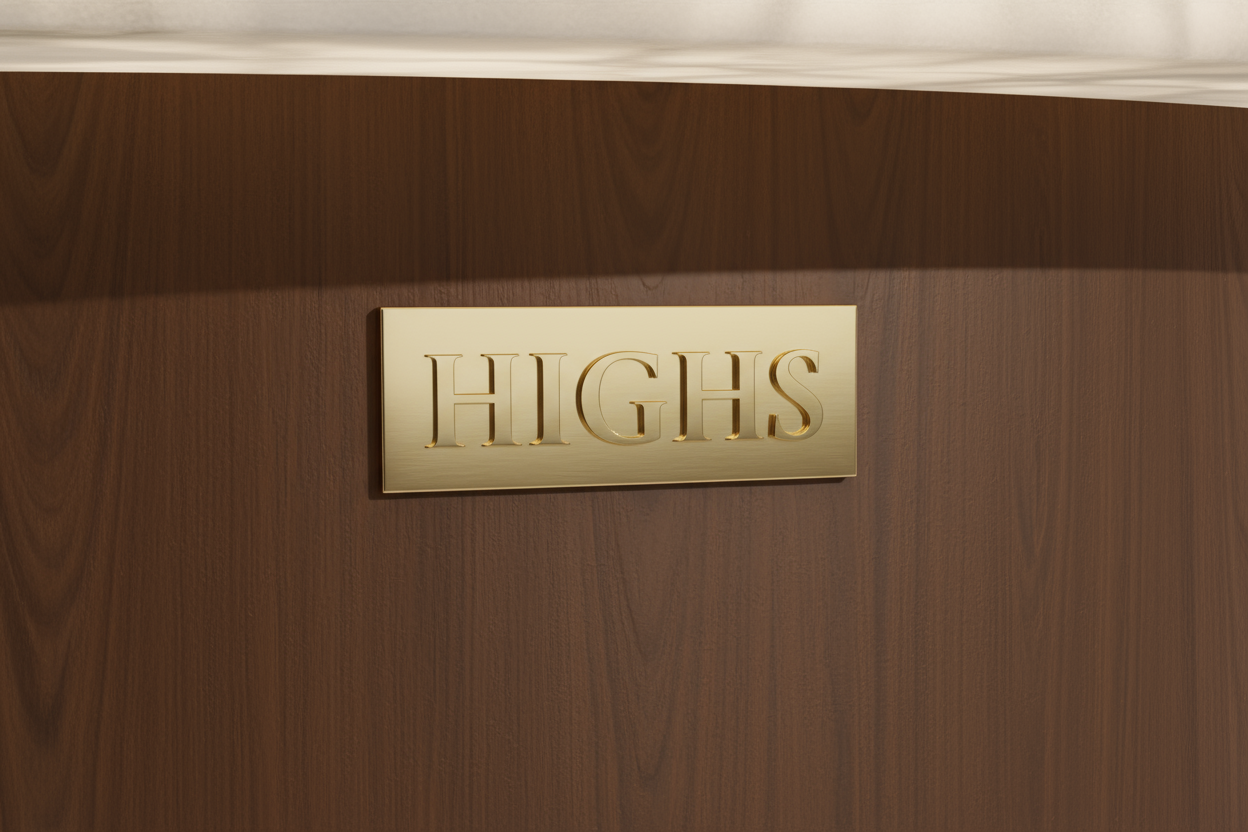 "AURA" Luxury Luxury solid wood art creative marble Bar Counter