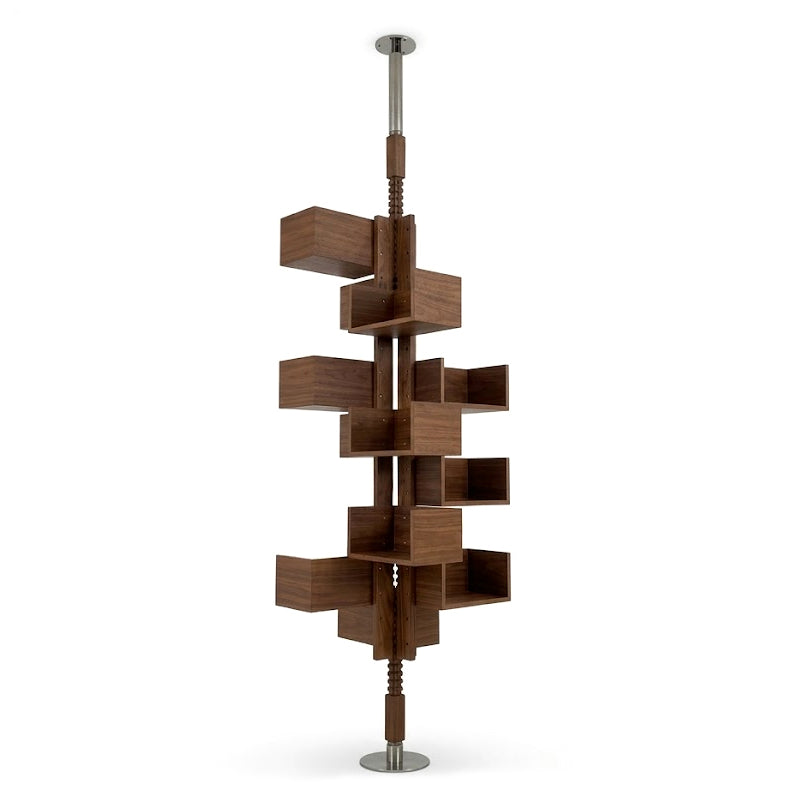 Albero Italian Designer Upscale Solid Wood Rotating Bookshelf