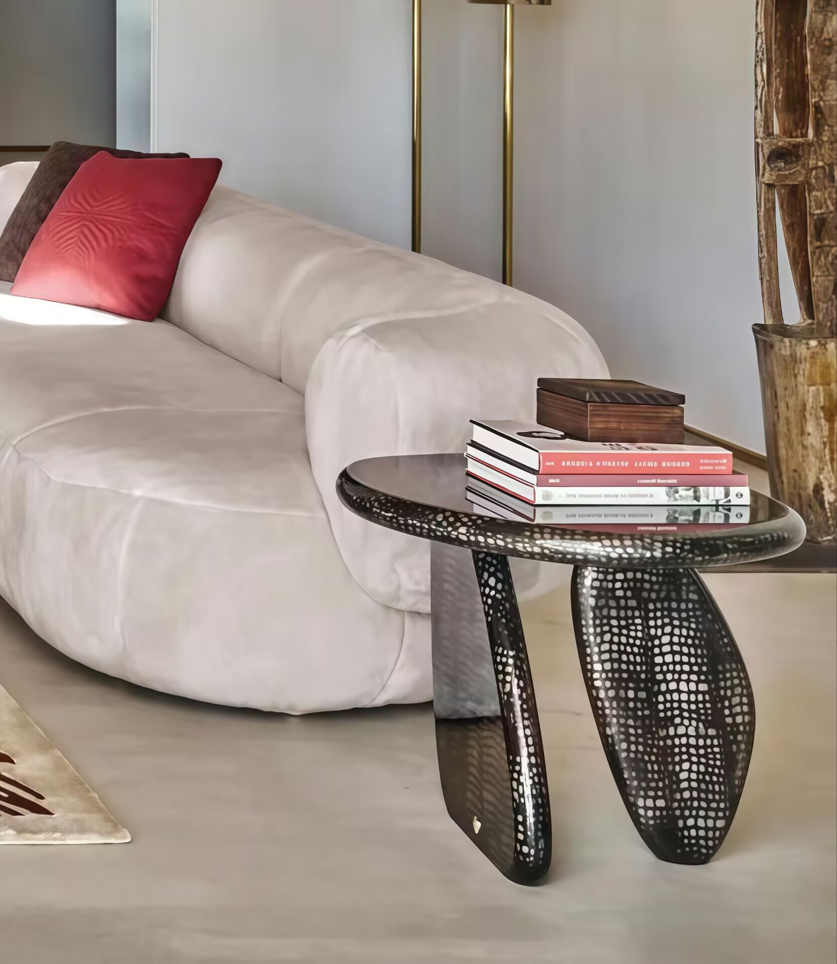 Aldabra Modern Luxury Creativity Handmade Irregular Side Table