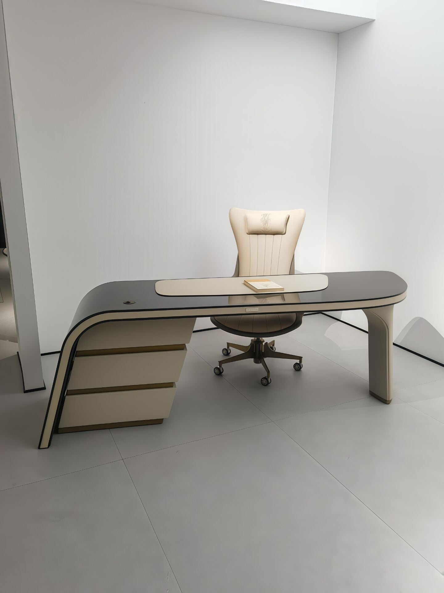 Ambassador Italian Luxury Unique Creative Custom Solid Wood Desk