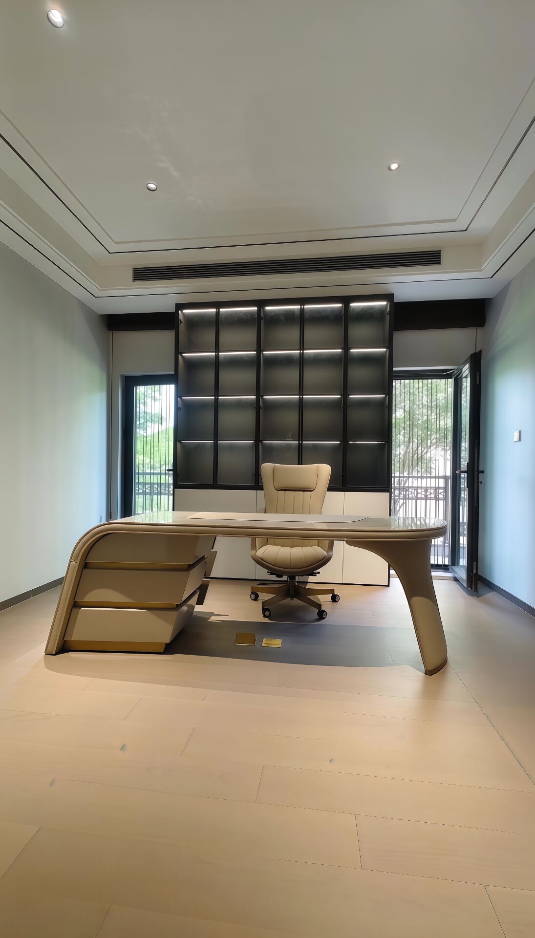 Ambassador Italian Luxury Unique Creative Custom Solid Wood Desk