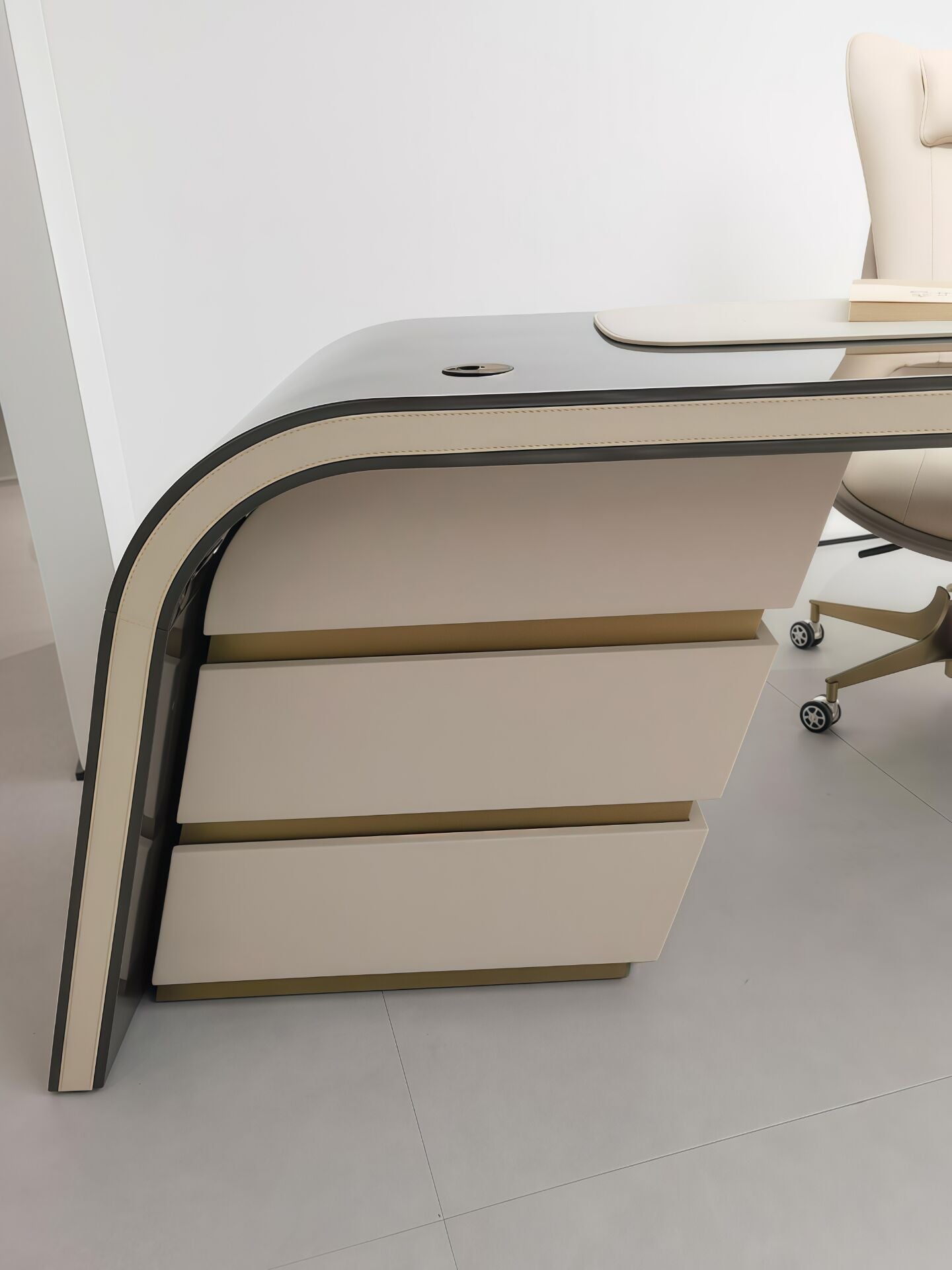 Ambassador Italian Luxury Unique Creative Custom Solid Wood Desk