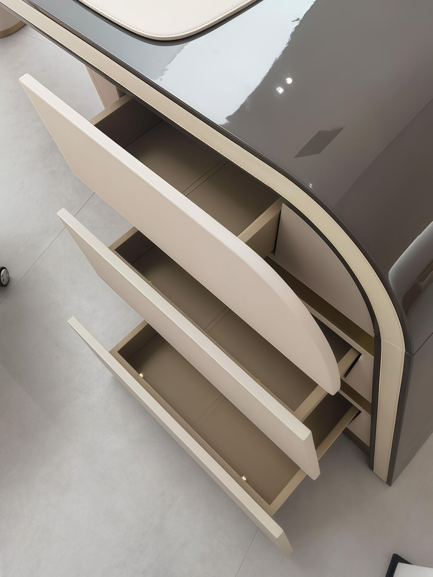 Ambassador Italian Luxury Unique Creative Custom Solid Wood Desk
