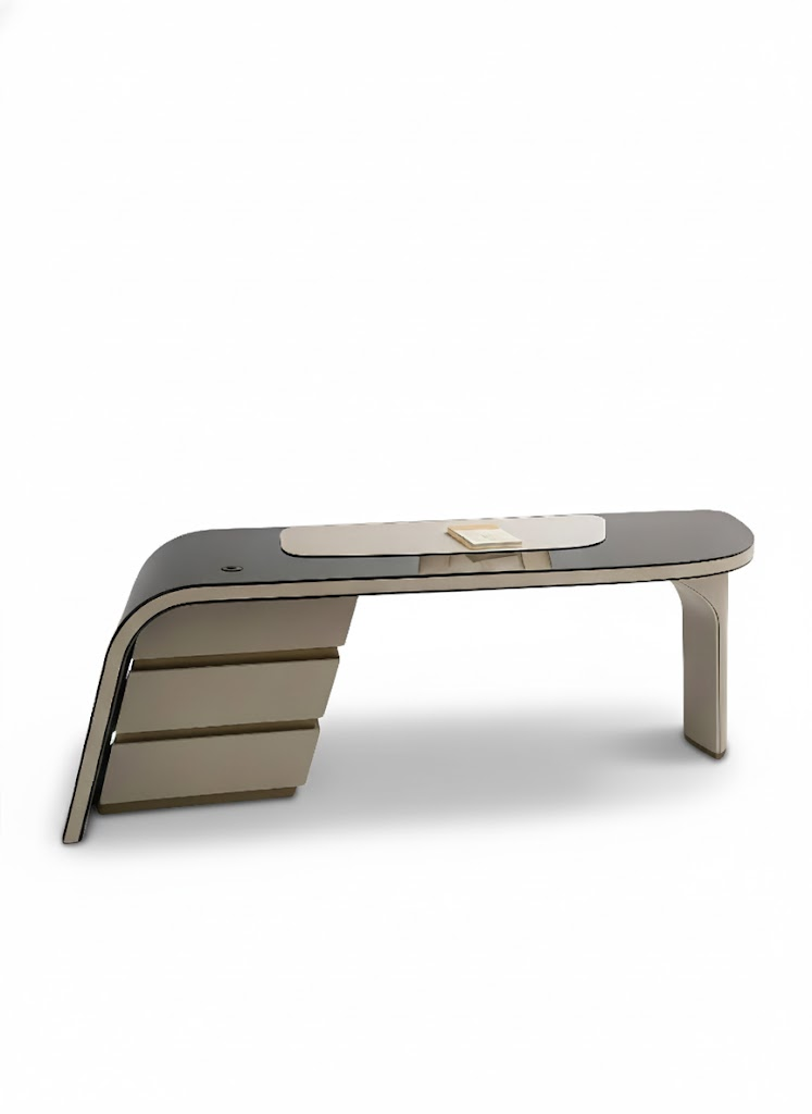 Ambassador Italian Luxury Unique Creative Custom Solid Wood Desk