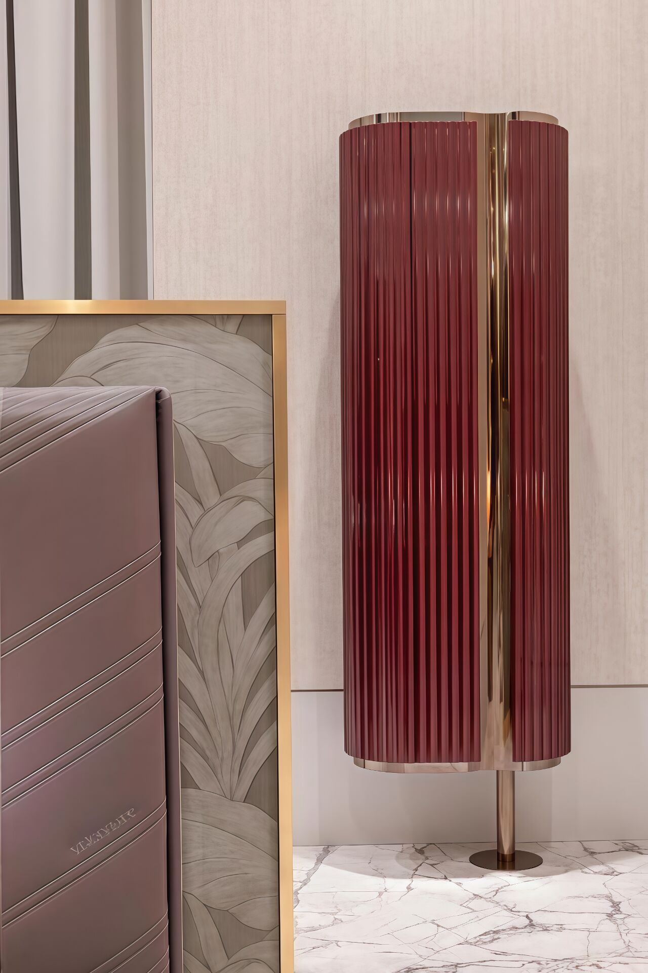 Archimede Italian High End Creative Rotating Stainless Steel Wine Cabinet