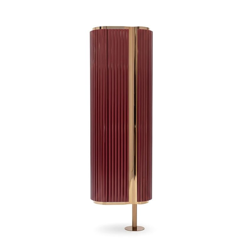 Archimede Italian High End Creative Rotating Stainless Steel Wine Cabinet