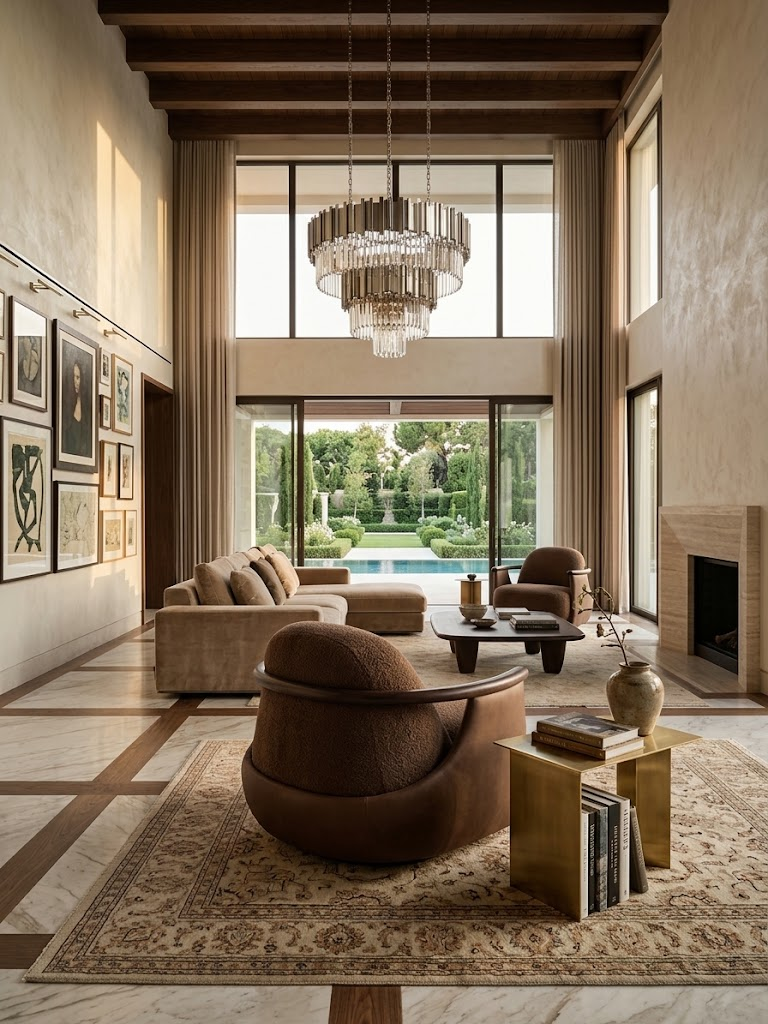 Balaio High-End Artistic Luxury Minimalist Solid Wood Fabric Sofa Chair