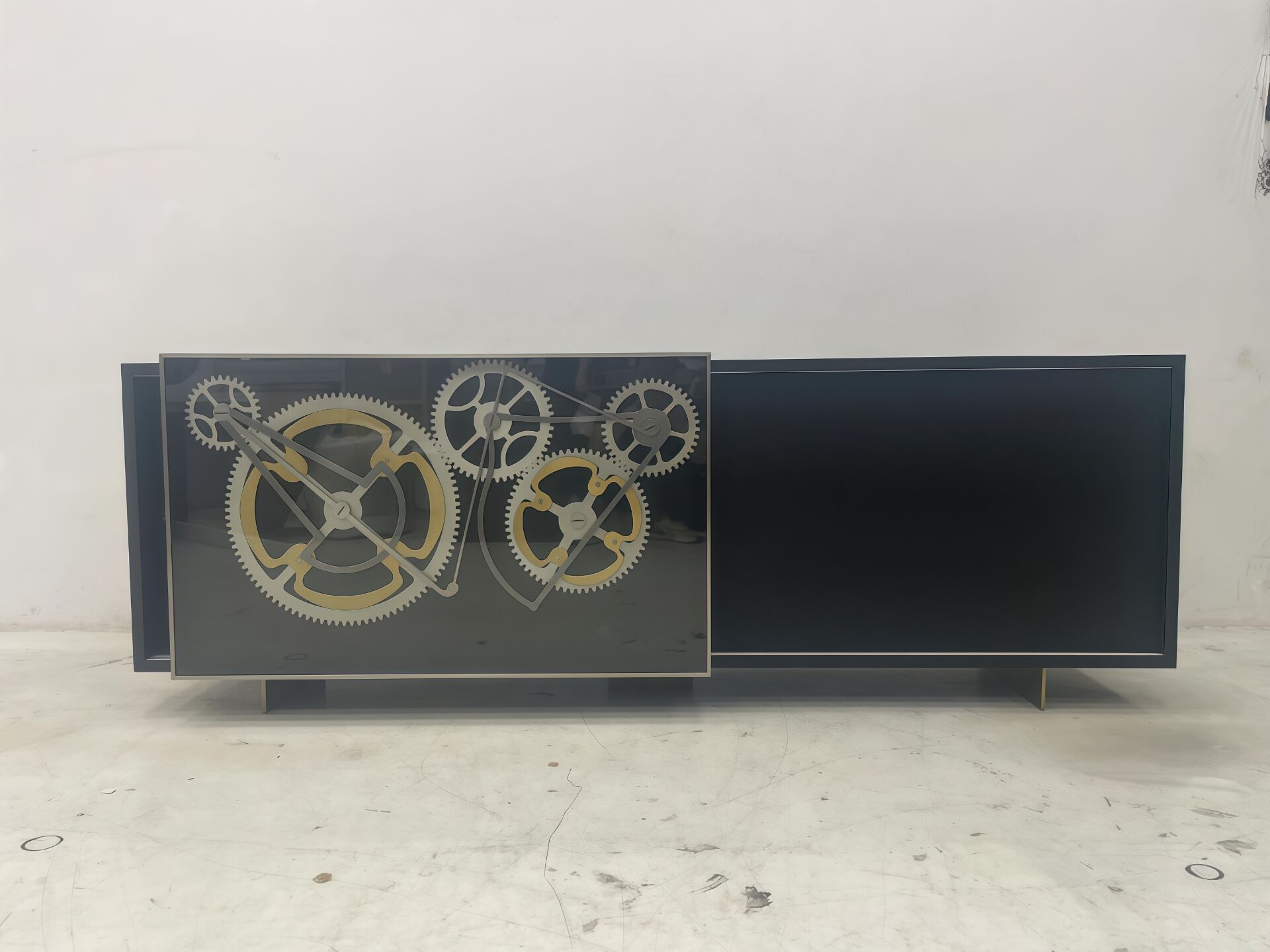 Bigben Artistic Stainless Steel Designer High End Solid Wood Sideboard