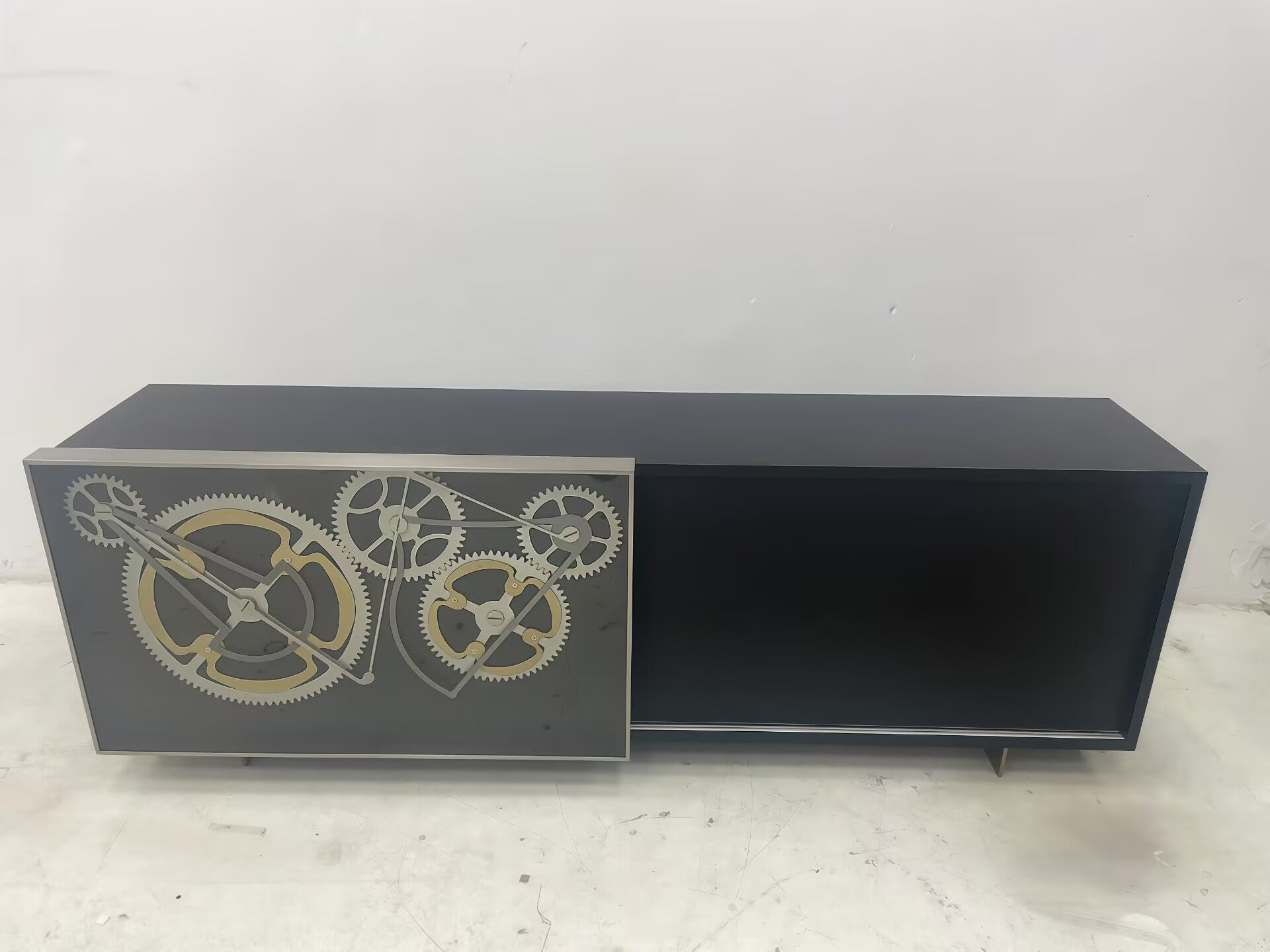 Bigben Artistic Stainless Steel Designer High End Solid Wood Sideboard