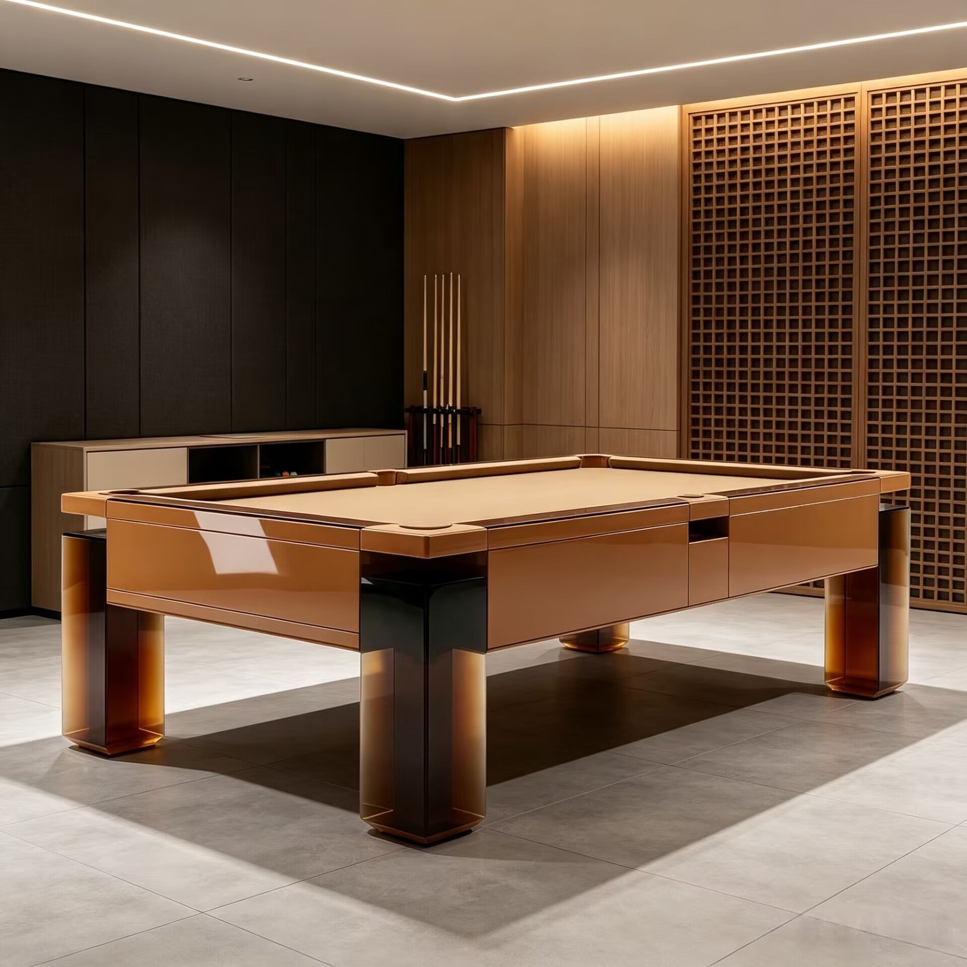 Villa Clubhouse Upscale Creativity Solid Wood Standard Billiard Table