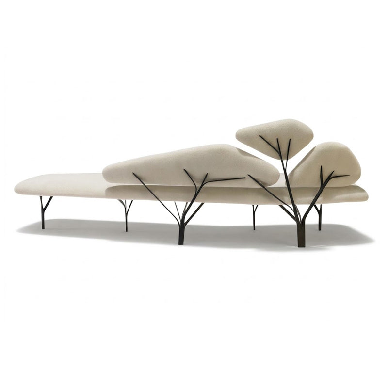 Borghese Villa Living Room Irregular Artistic Customize Fabric Sofa