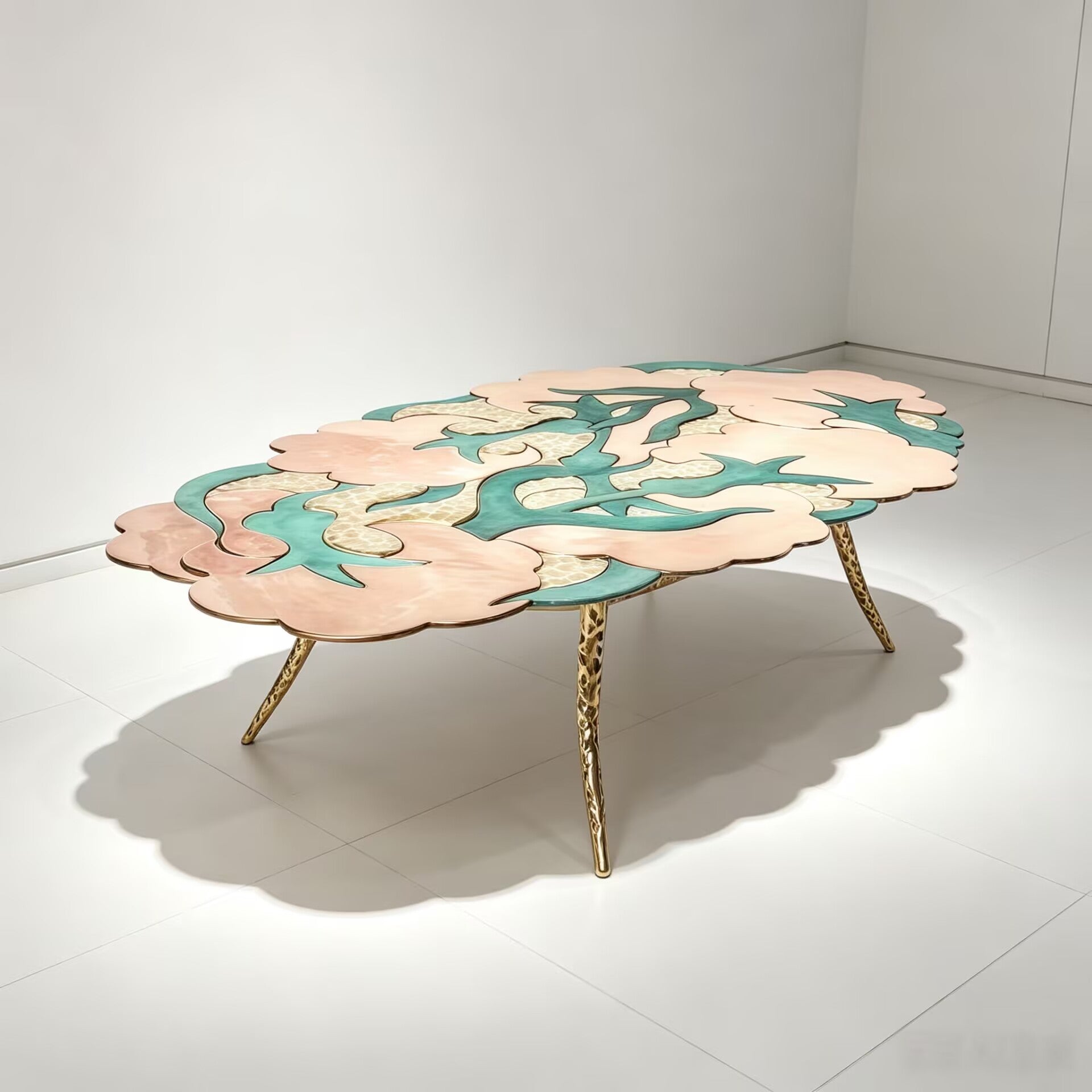 Caramelo Modern Metal Artistic Colorful Customize Coffee Table