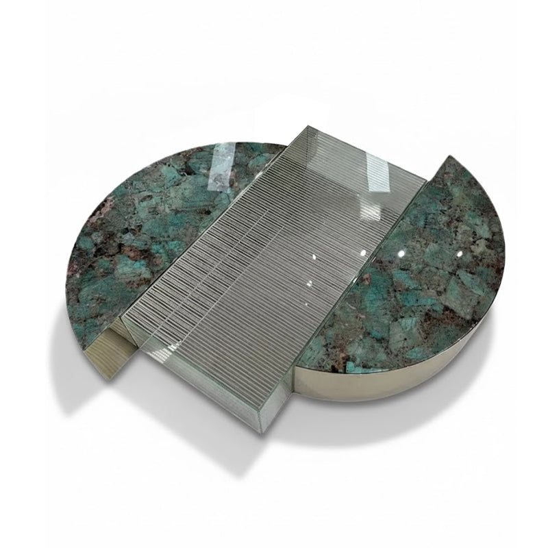 Casa Unique Creative Metal Marble Commission Coffee Table