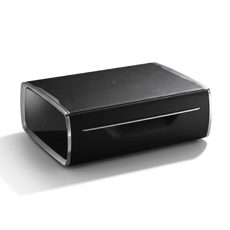 High Quality Artistic Carbon Fiber Designer Genuine Leather Champagne Chest