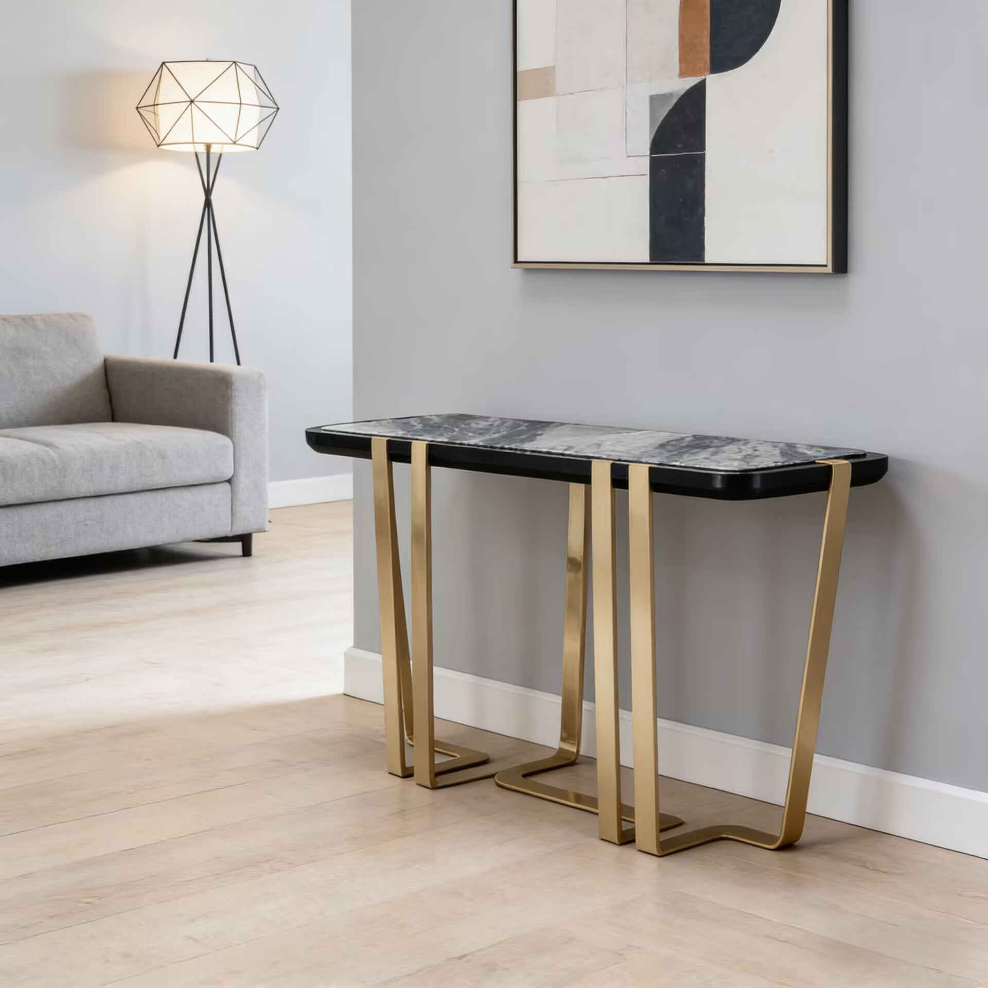 Charisma Italian Designer Living Room Creativity Marble Console