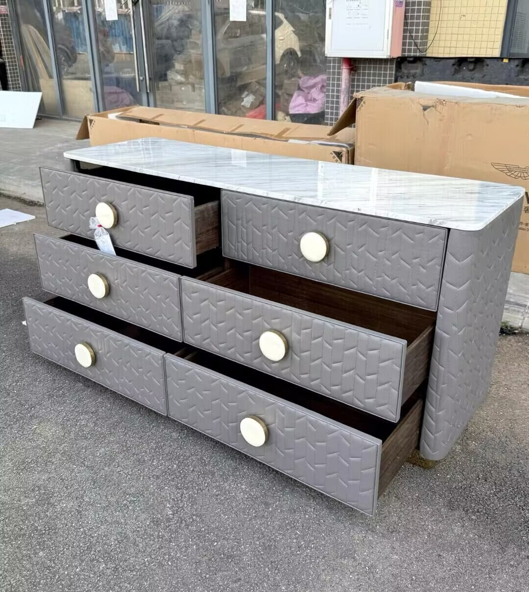 Charisma Upscale Designer Fabric Artistic Customize Storage Locker