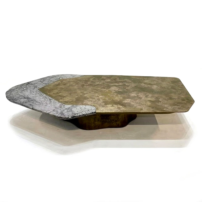 Living Room Creativity Irregular Splicing Upscale Metal Coffee Table