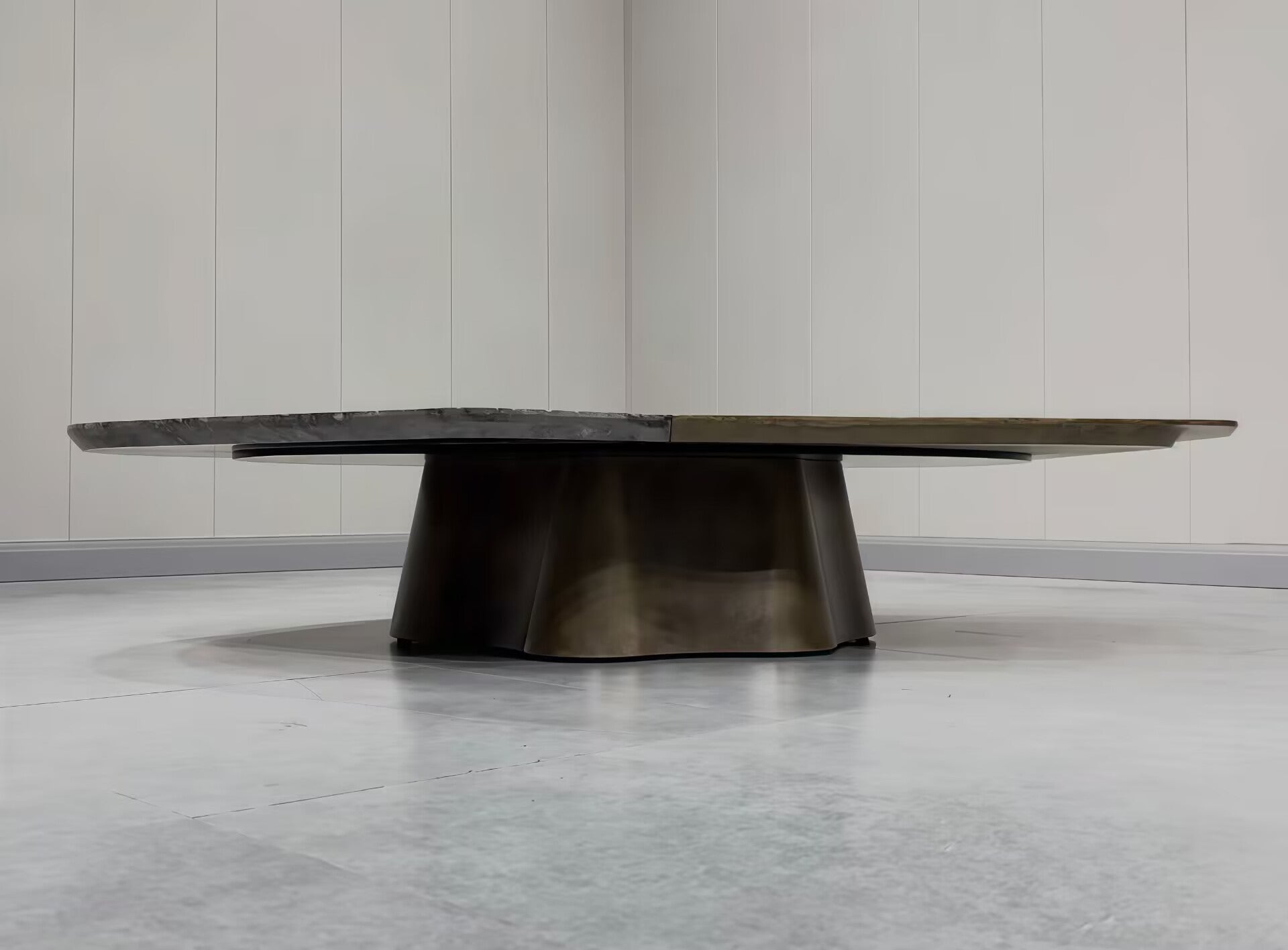 Living Room Creativity Irregular Splicing Upscale Metal Coffee Table