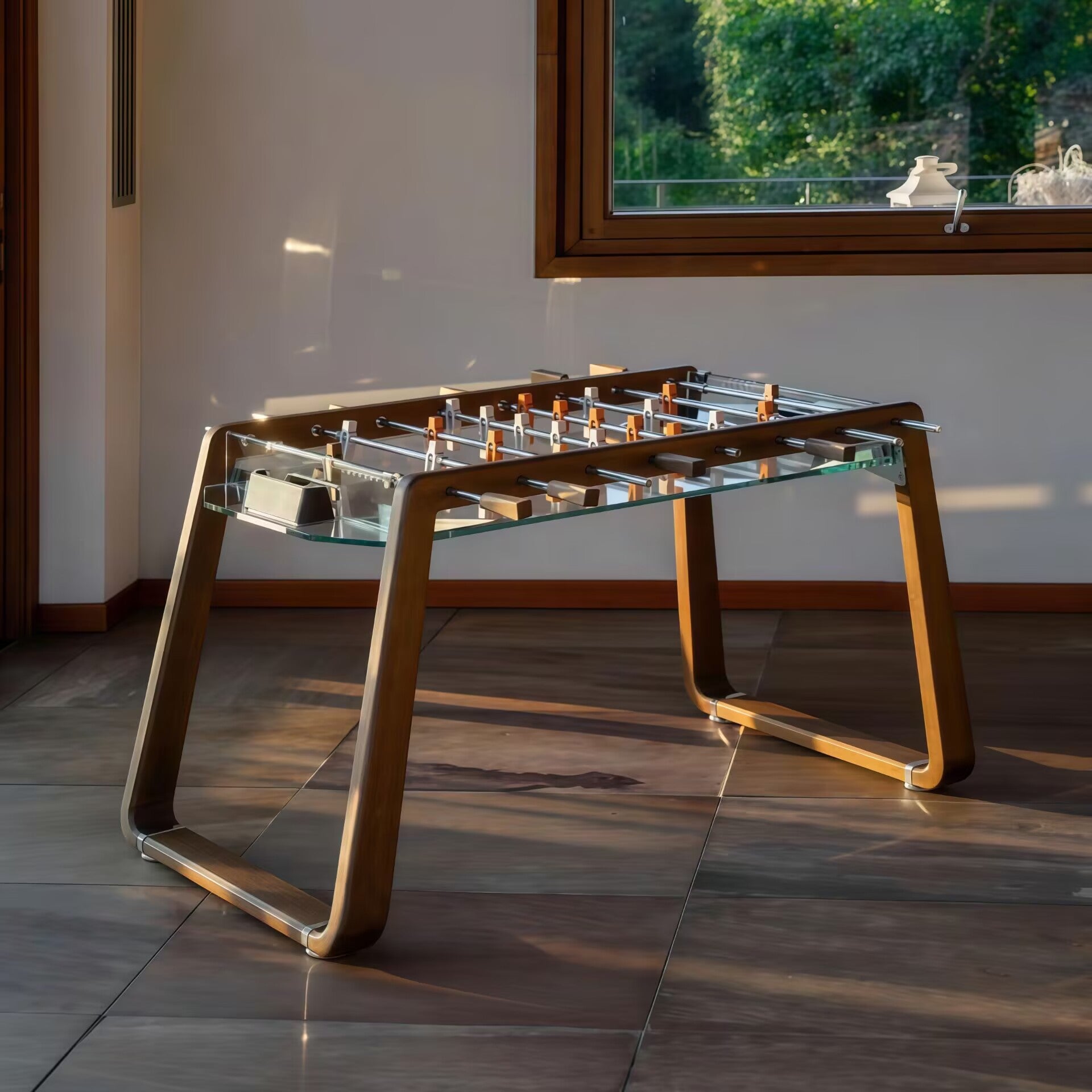 Derby Italian Style Light Luxury Indoor Solid Wood Standard Football Table