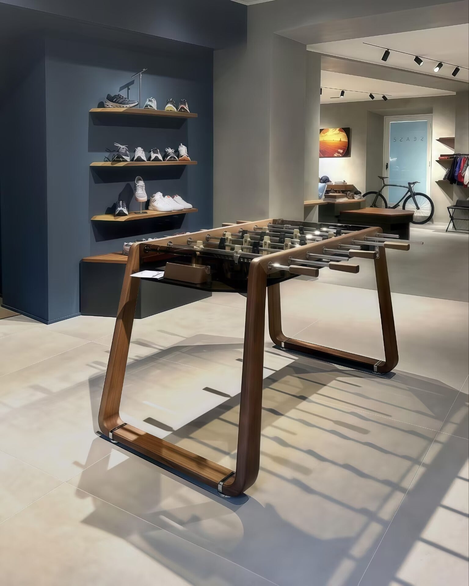 Derby Italian Style Light Luxury Indoor Solid Wood Standard Football Table