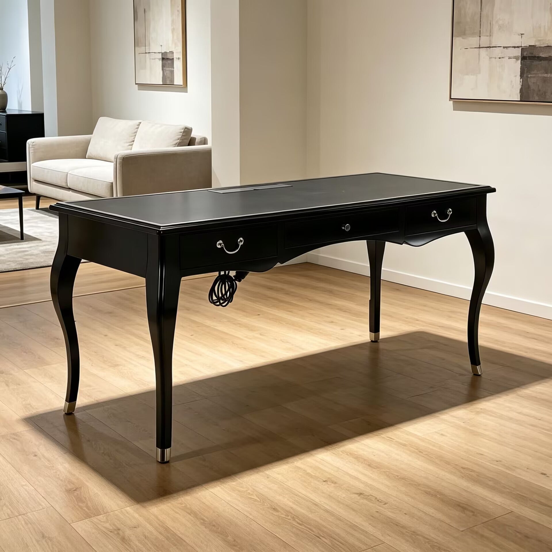 High Quality Minimalism Art Upscale Solid Wood Office Desk