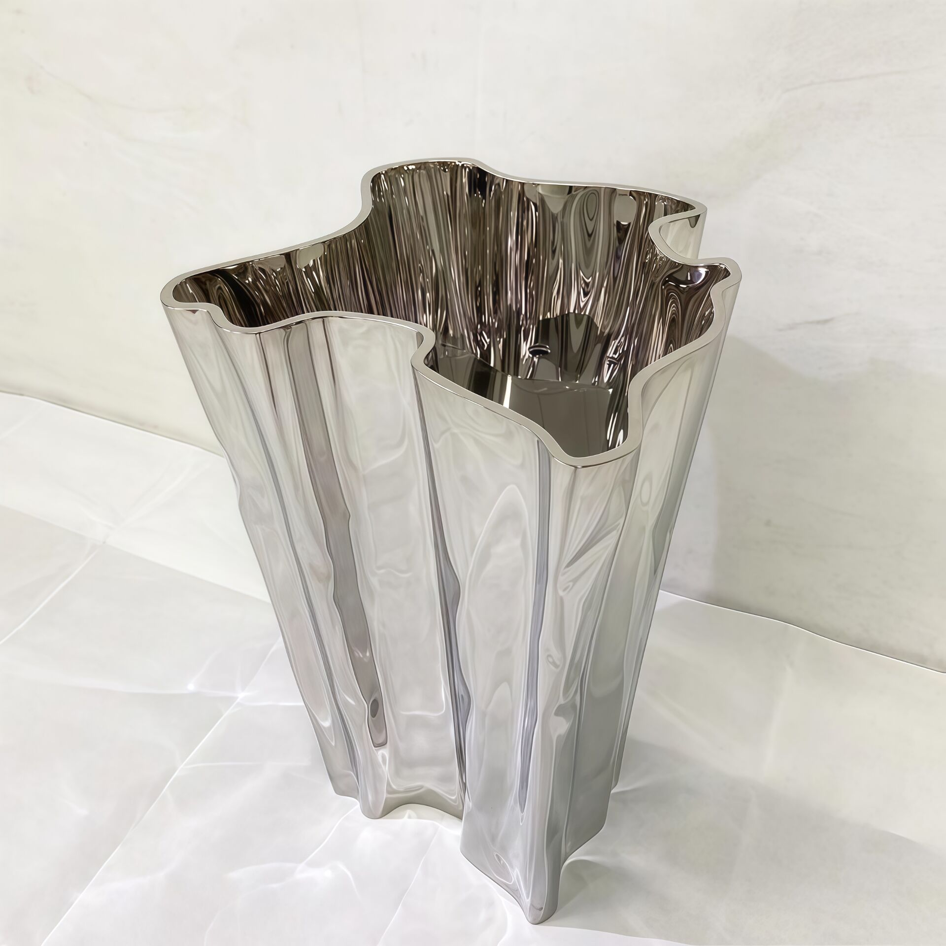 حوض غسيل فني إبداعي عالي الجودة من EDEN FREESTANDING مصنوع من الفولاذ المقاوم للصدأ 