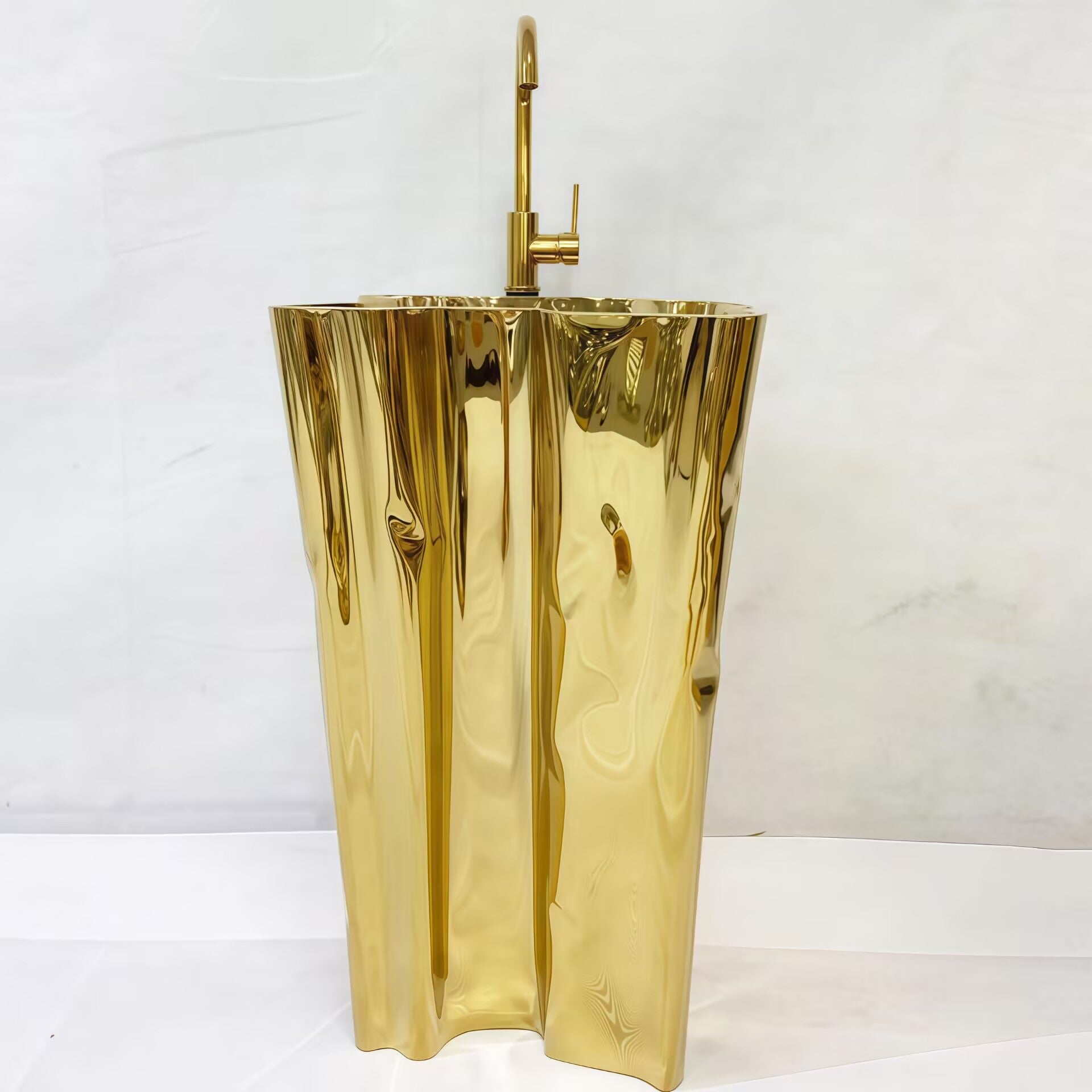 حوض غسيل فني إبداعي عالي الجودة من EDEN FREESTANDING مصنوع من الفولاذ المقاوم للصدأ 