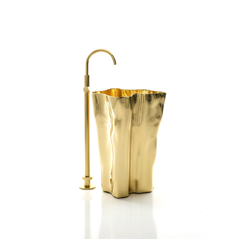 حوض غسيل فني إبداعي عالي الجودة من EDEN FREESTANDING مصنوع من الفولاذ المقاوم للصدأ 