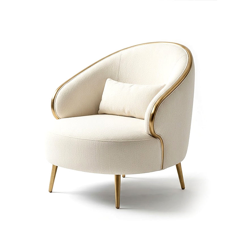Elizaar Living Room Upscale Metal Creativity Minimalist Fabric Sofa Chair