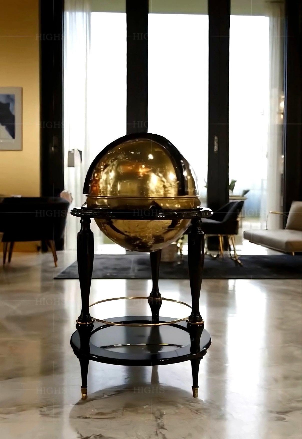 Pure copper gold Stock equator gold bar