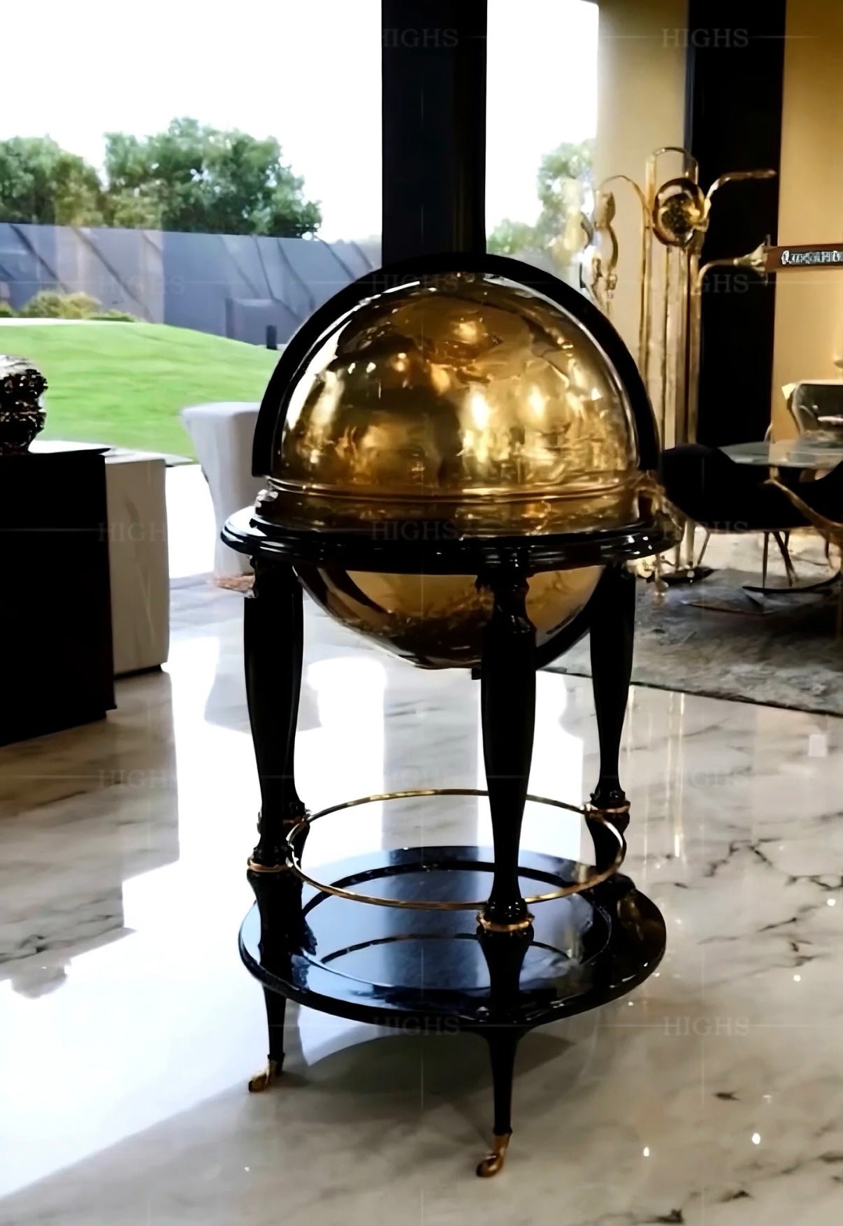 Pure copper gold Stock equator gold bar