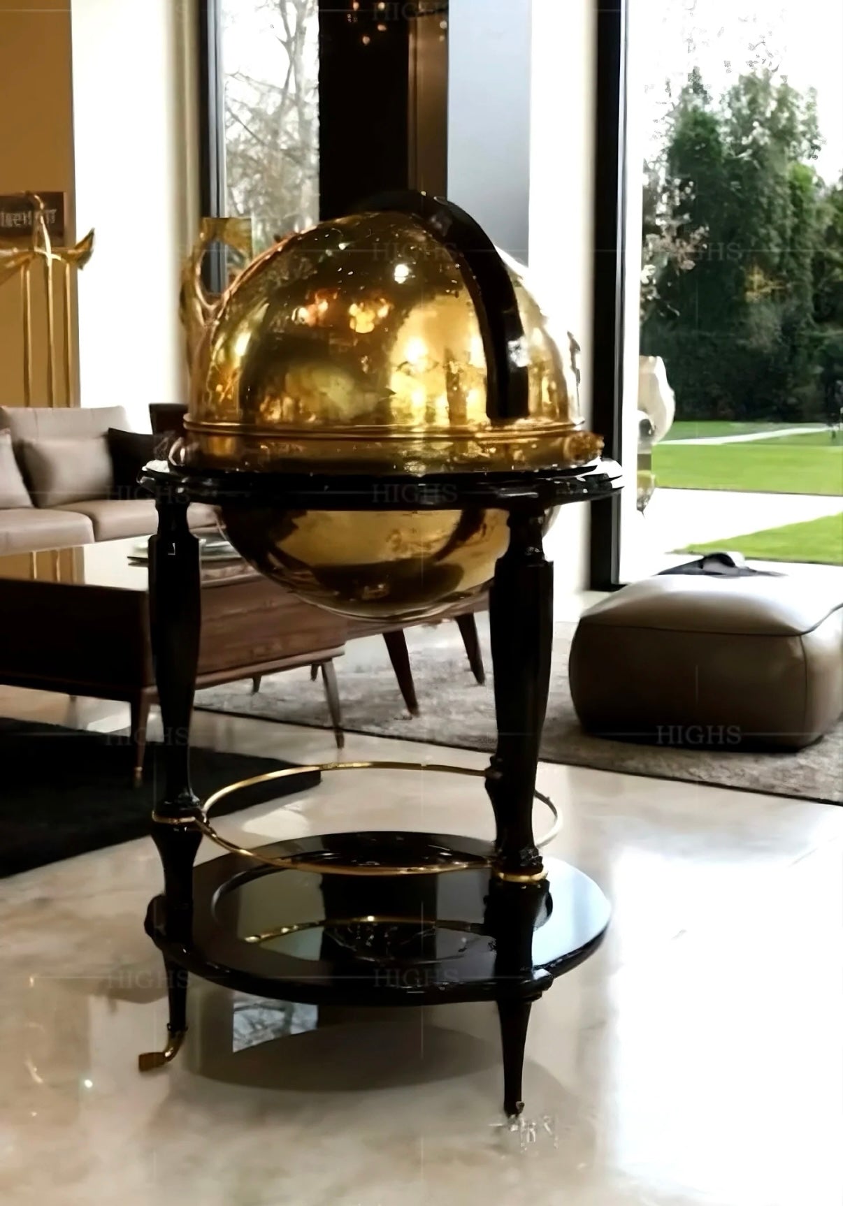 Pure copper gold Stock equator gold bar