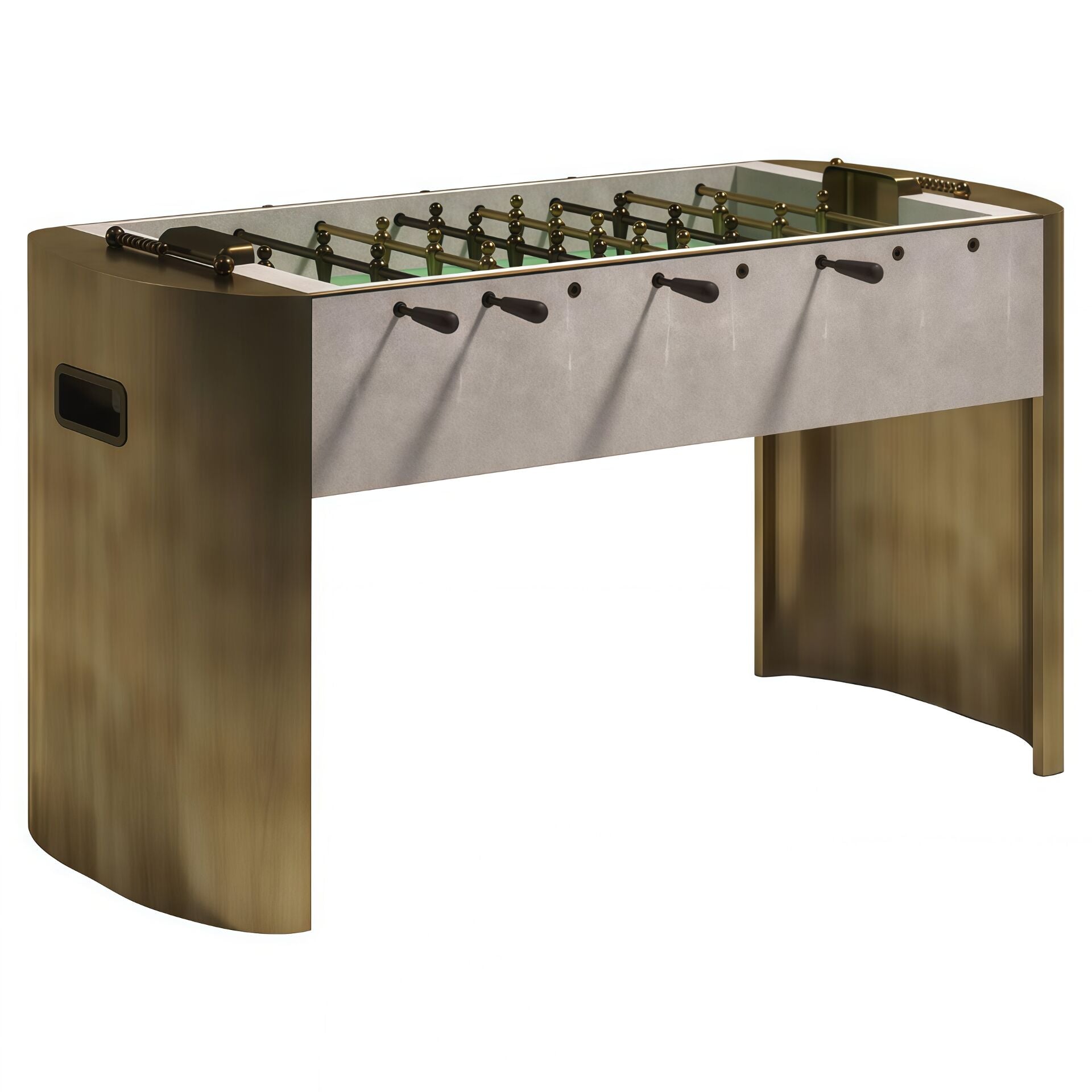 Ellipse Luxury Designer Indoor Standard Solid Wood Double Football Table