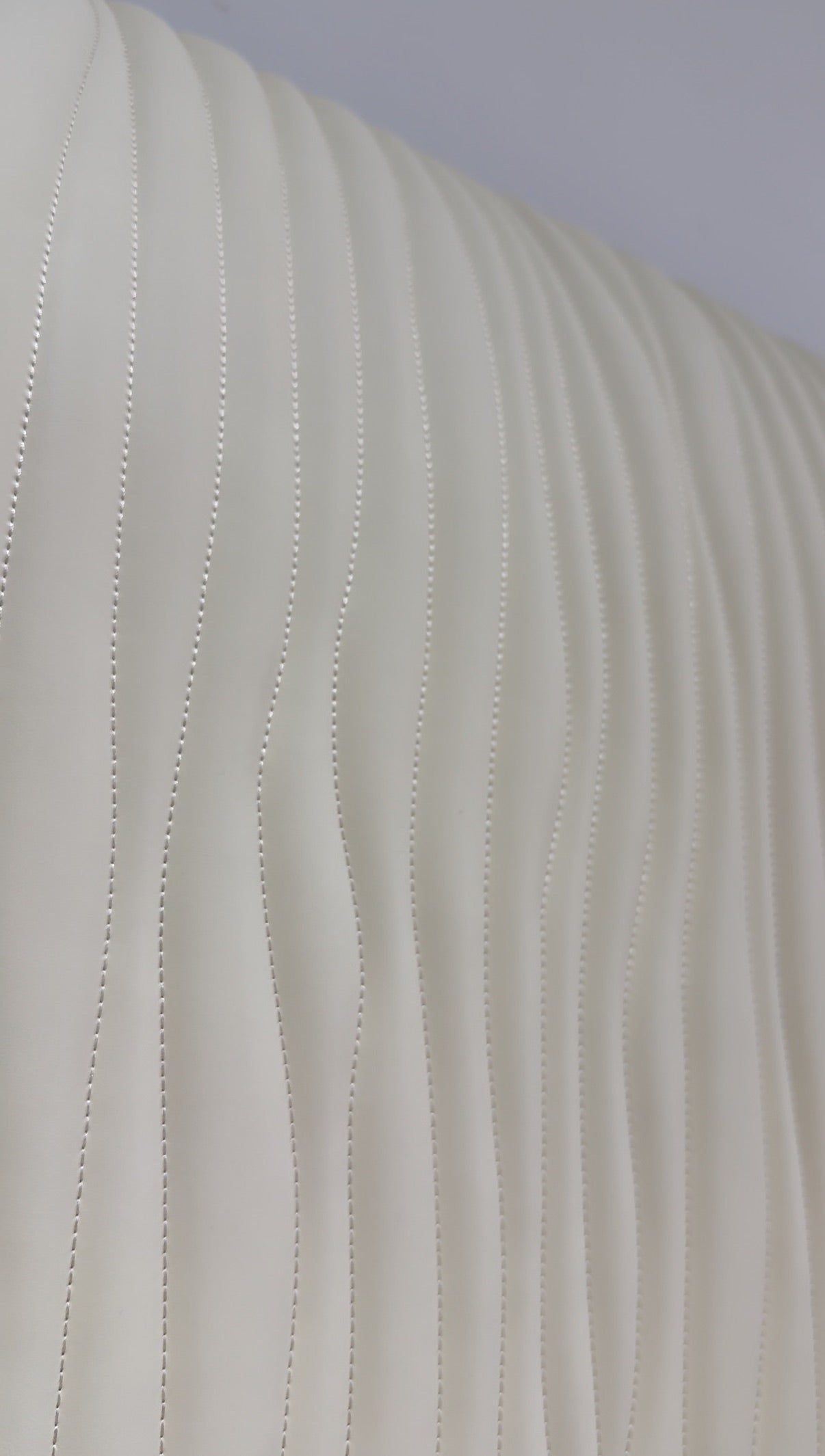 Embroidery Elegant leather designer high-end bed