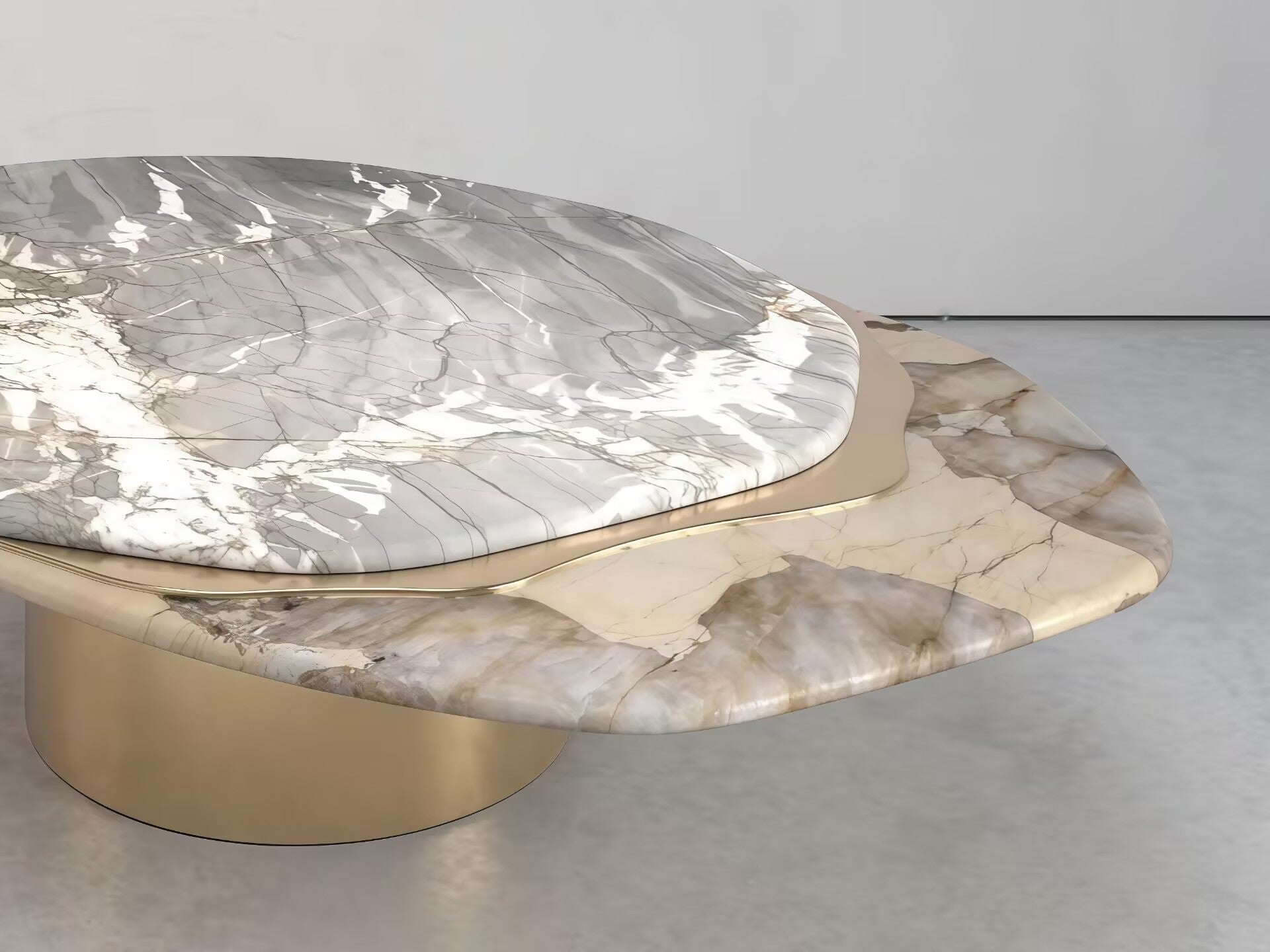 Epicure V Italian Luxury Irregular Marble Creativity Coffee Table