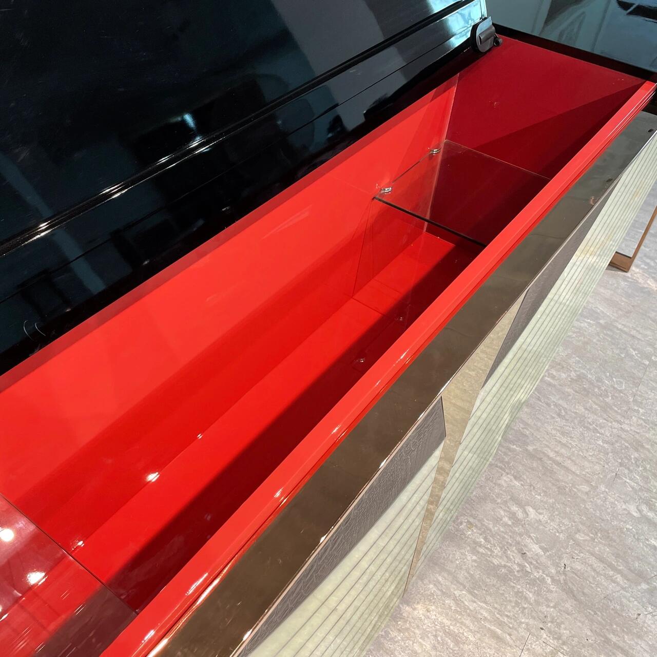 Equinox Italian Designer Artistic Stainless Steel Decoration Console