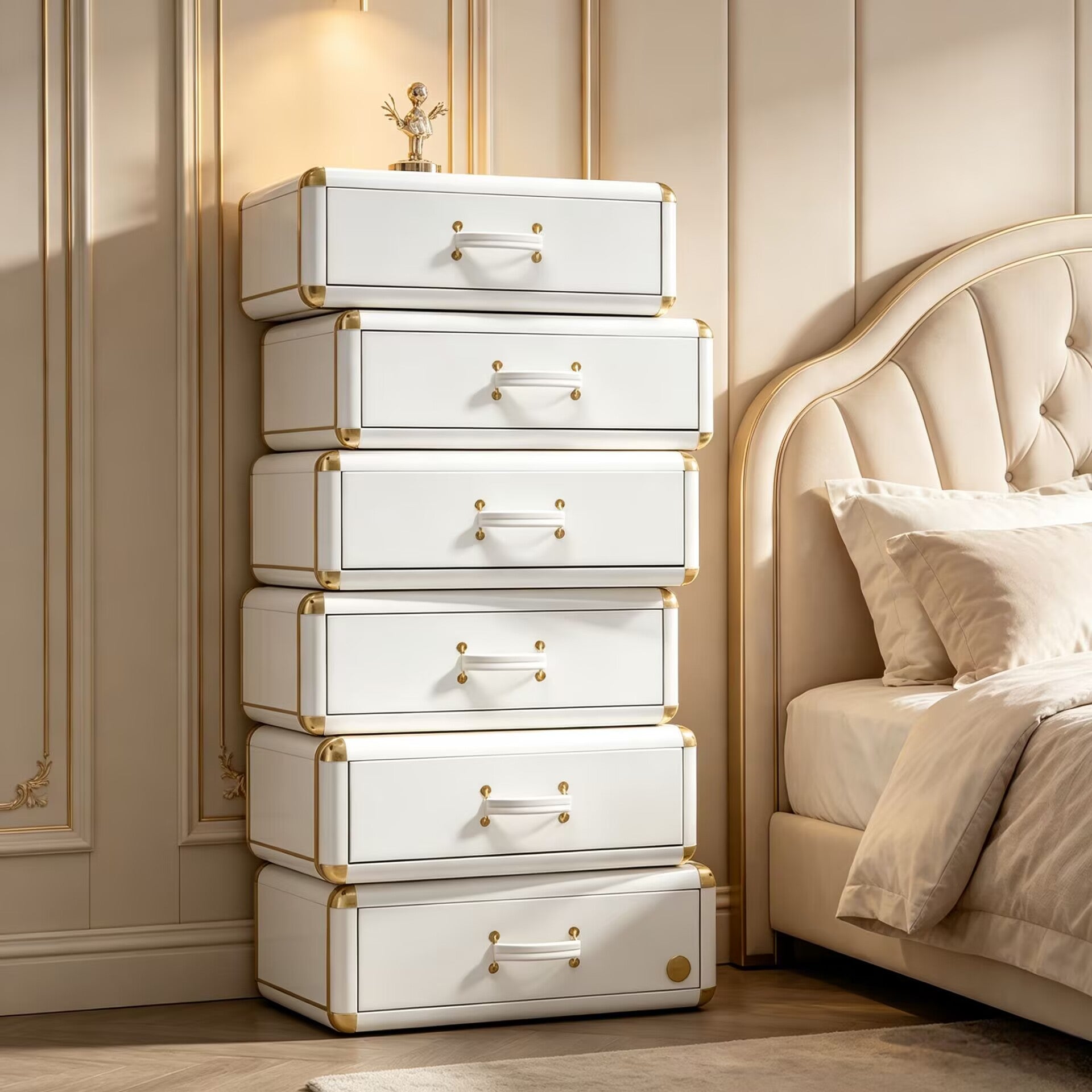 Fantasy Air 6 Luxury High-End Creativity Solid Wood Drawers Chest