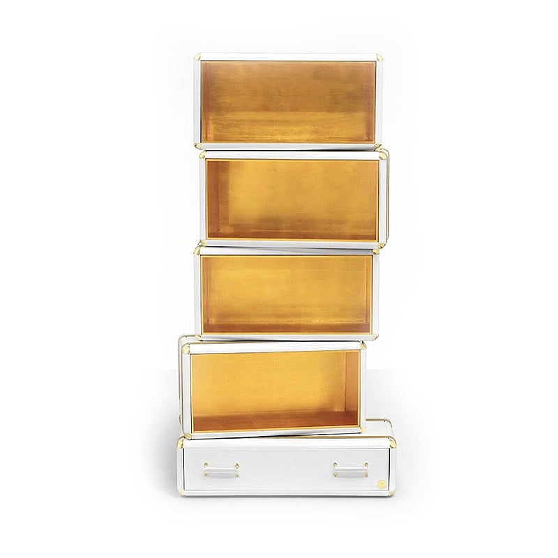 Fantasy Air Italian Unique High-End Customize Solid Wood Bookcase
